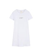 Abito per bambina Givenchy Kids bianco con logo - Rubino Kids