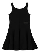 Abito per bambina Givenchy Kids nero con taglio svasato - Rubino Kids