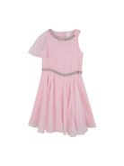 Abito per bambina Givenchy Kids rosa con design asimmetrico - Rubino Kids