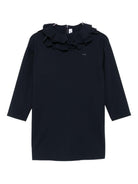 Abito per bambina Il Gufo blu con balze a strati - Rubino Kids