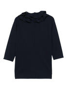 Abito per bambina Il Gufo blu con balze a strati - Rubino Kids