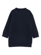 Abito per bambina Il Gufo blu con ricamo a forma di gatto - Rubino Kids