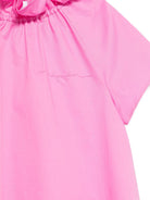 Abito per bambina Il Gufo fucsia in popeline - Rubino Kids