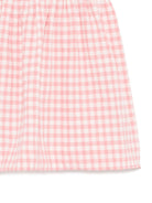 Abito per bambina Il Gufo rosa con motivo a quadretti - Rubino Kids