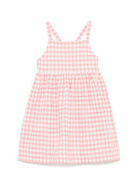 Abito per bambina Il Gufo rosa con motivo a quadretti - Rubino Kids