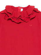 Abito per bambina Il Gufo rosso con balze a strati - Rubino Kids