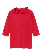 Abito per bambina Il Gufo rosso con balze a strati - Rubino Kids