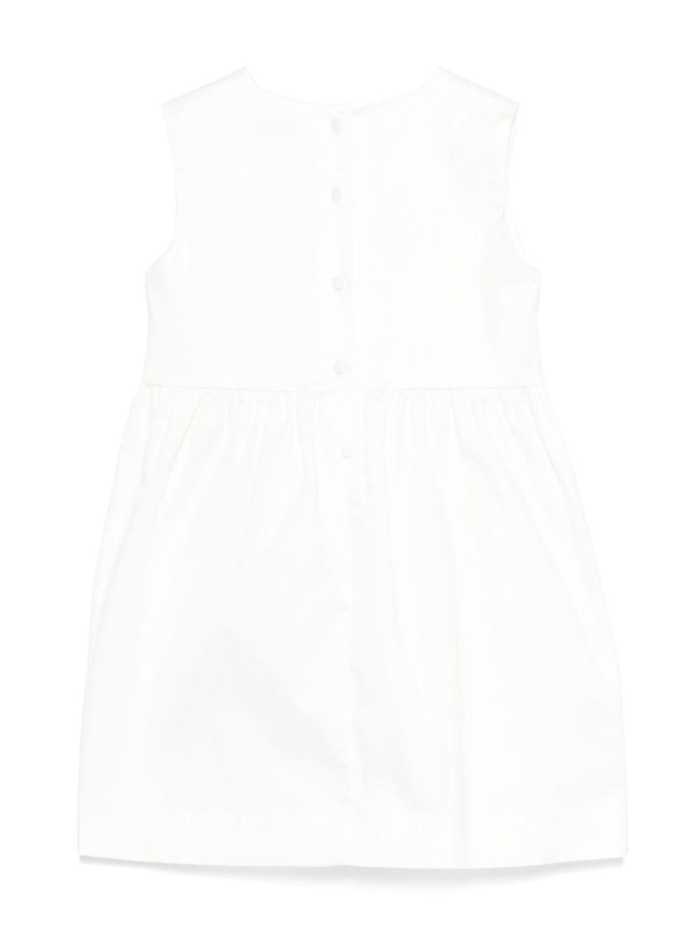 Abito per bambina JESURUM BABY Zoe bianco con scollo rotondo - Rubino Kids