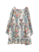 Abito per bambina Just Cavalli Kids Little Rogue multicolore con ruches - Rubino Kids