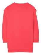 Abito per bambina Karl Lagerfeld Kids rosa con logo ricamato - Rubino Kids