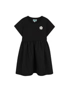 Abito per bambina Kenzo Kids nero con vita elasticizzata - Rubino Kids