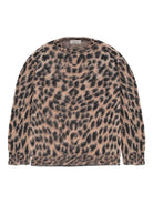 Abito per bambina Laneus Kids animalier a maniche lunghe - Rubino Kids