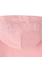 Abito per bambina Lanvin Enfant rosa con cappuccio - Rubino Kids