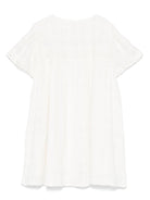 Abito per bambina Louise Misha bianco con maniche corte - Rubino Kids