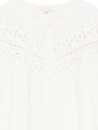 Abito per bambina Louise Misha bianco con maniche corte - Rubino Kids