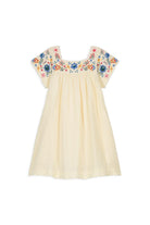 Abito per bambina Louise Misha Kids giallo con ricamo floreale - Rubino Kids