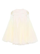 Abito per bambina Maison Ava giallo con decorazione con cristalli - Rubino Kids