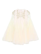 Abito per bambina Maison Ava giallo con decorazione con cristalli - Rubino Kids