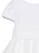 Abito per bambina Mariella Ferrari bianco con fiocco - Rubino Kids