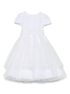 Abito per bambina Mariella Ferrari bianco con fiocco - Rubino Kids