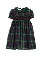 Abito per bambina Mariella Ferrari verde con maniche a palloncino - Rubino Kids