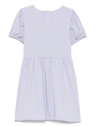 Abito per bambina Mini Rodini lilla con stampa grafica sul davanti - Rubino Kids