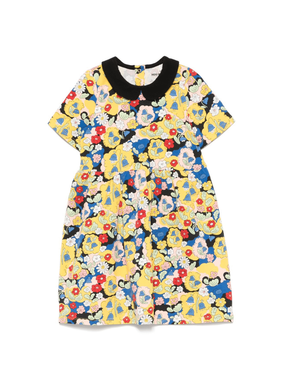 Abito per bambina Mini Rodini multicolore con stampa floreale - Rubino Kids