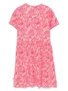 Abito per bambina Mini Rodini rosa con stampa astratta - Rubino Kids