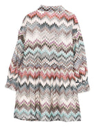 Abito per bambina Missoni Kids multicolore a zigzag - Rubino Kids
