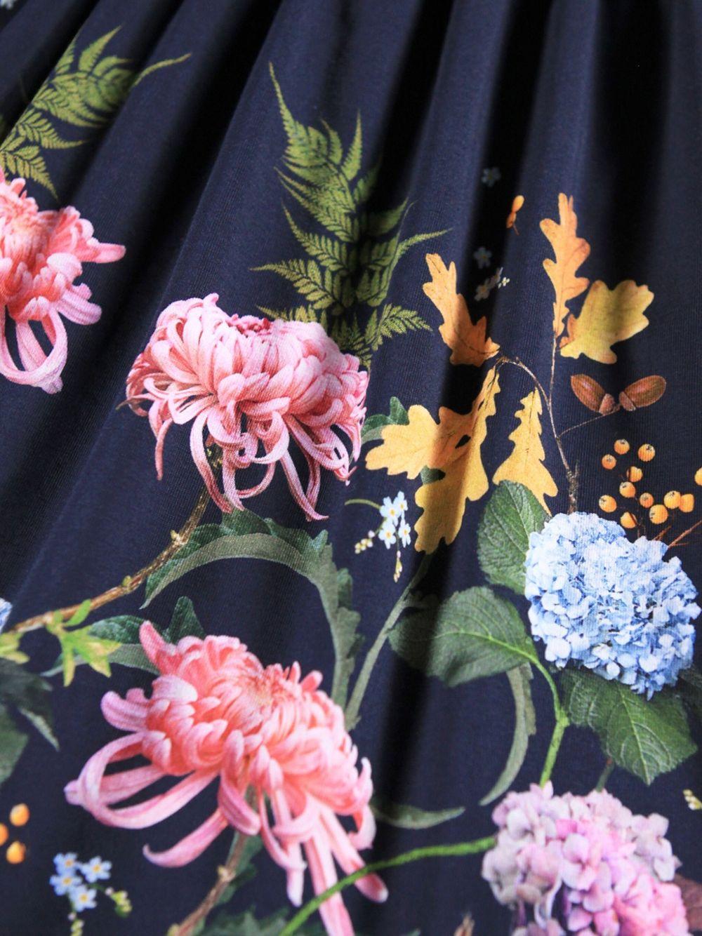 Abito per bambina Molo Credence blu con stampa a fiori - Rubino Kids