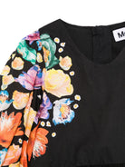 Abito per bambina Molo Cybil nero con stampa floreale - Rubino Kids