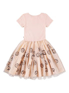 Abito per bambina Molo Cyrusila rosa con stampa grafica all - over - Rubino Kids