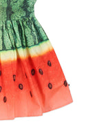 Abito per bambina Molo multicolore con stampa grafica all - over - Rubino Kids