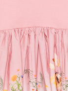 Abito per bambina Molo rosa con stampa volpe - Rubino Kids