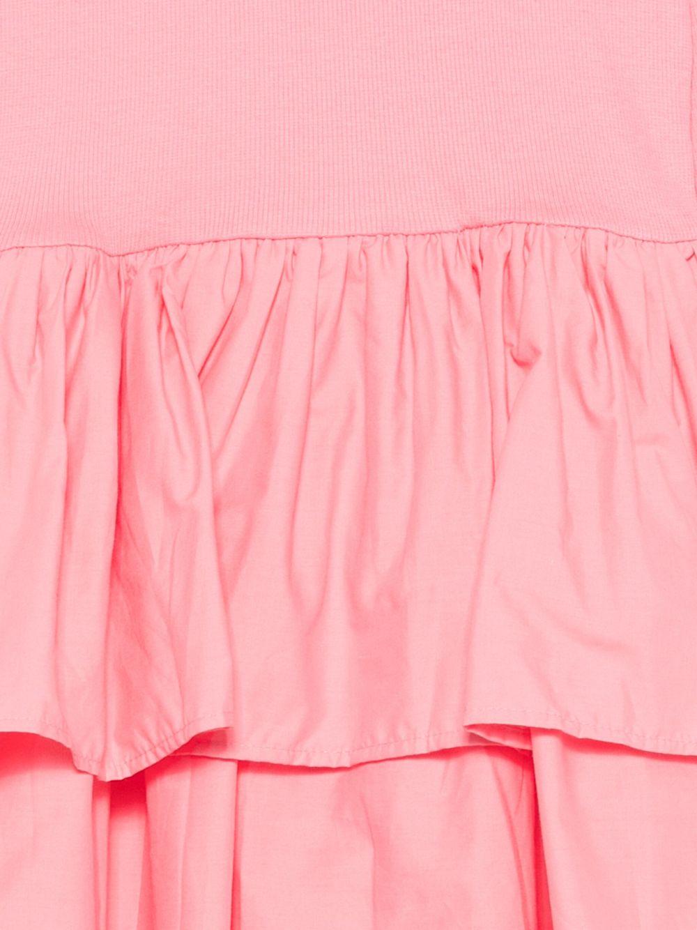Abito per bambina Molo rosa con volant - Rubino Kids