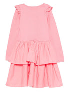 Abito per bambina Molo rosa con volant - Rubino Kids