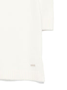 Abito per bambina Monnalisa bianco con spalline incrociate - Rubino Kids