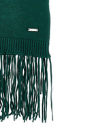 Abito per bambina Monnalisa verde con frange - Rubino Kids