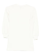 Abito per bambina Moschino Kids bianco con stampa Teddy Bear - Rubino Kids