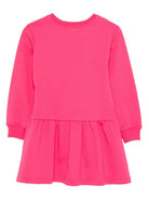 Abito per bambina Moschino Kids fucsia con stampa Teddy Bear - Rubino Kids