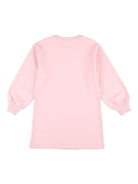 Abito per bambina Moschino Kids rosa con logo Teddy - Rubino Kids