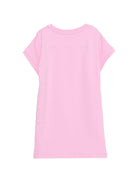 Abito per bambina Moschino Kids rosa con stampa grafica Teddy Bear - Rubino Kids