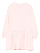 Abito per bambina Moschino Kids rosa con stampa Teddy - Rubino Kids