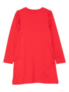 Abito per bambina Moschino Kids rosso con stampa orsetto - Rubino Kids