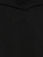 Abito per bambina MSG Kids nero con logo in rilievo - Rubino Kids