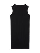 Abito per bambina Off - White Kids Off - stamp nero a coste - Rubino Kids