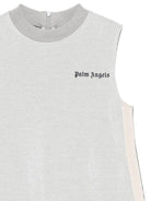 Abito per bambina Palm Angels Kids grigio smanicato - Rubino Kids