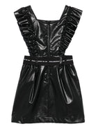 Abito per bambina Philosophy Di Lorenzo Serafini Kids nero con ruches - Rubino Kids