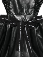 Abito per bambina Philosophy Di Lorenzo Serafini Kids nero con ruches - Rubino Kids