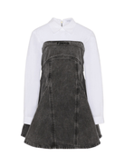 Abito per bambina Pinko Kids multicolore con colletto a punta - Rubino Kids